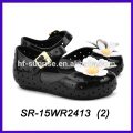 Schwarze Blütenblatt Schuhe Kinder Kinder Mini Melissa Melissa Schuhe